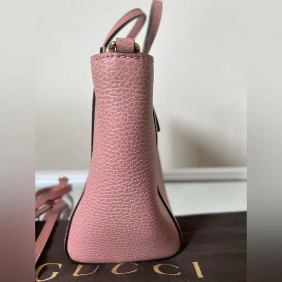 Gucci Swing Mini Crossbody Bag – Light Pink - Picture 5 of 16